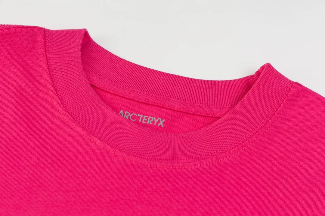 Ayc Teryx （ 3） 2024FW T LOGO Premium 32s Same Style ：Black White Red Pink Size：XS S M L